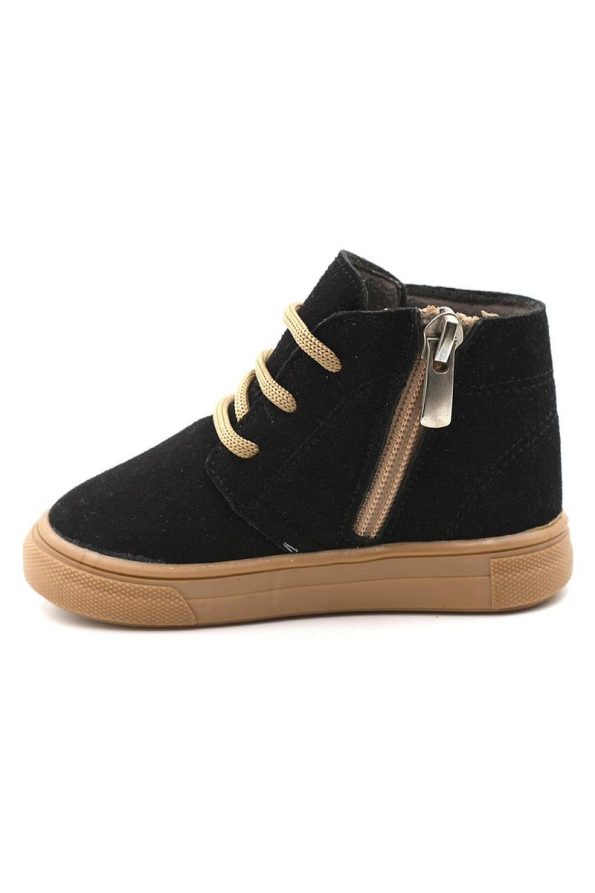 Macco Shoes Dusty Orthopedic Zippered Lace-Up Kids Boots