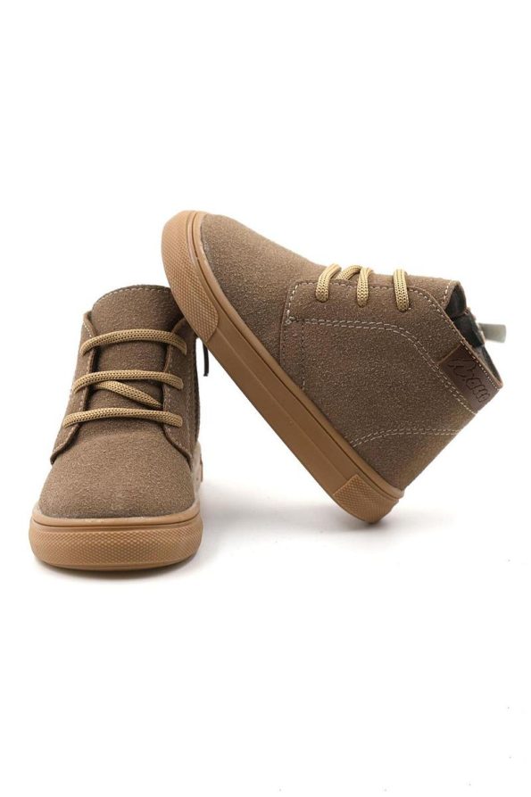 Macco Shoes Dusty Orthopedic Zipper Lace-Up Kids Boots