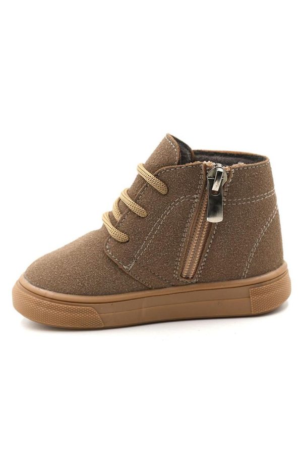 Macco Shoes Dusty Orthopedic Zipper Lace-Up Kids Boots