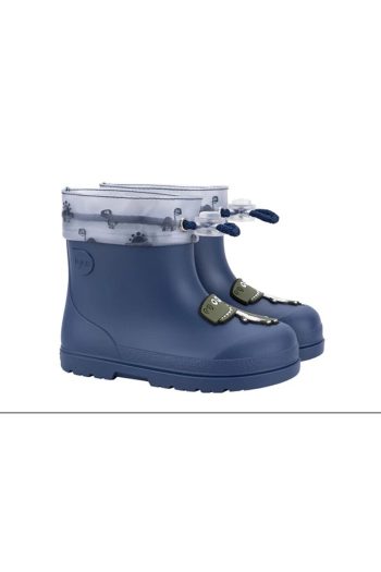 IGOR Mendi Dino Kids Rain Boots Navy