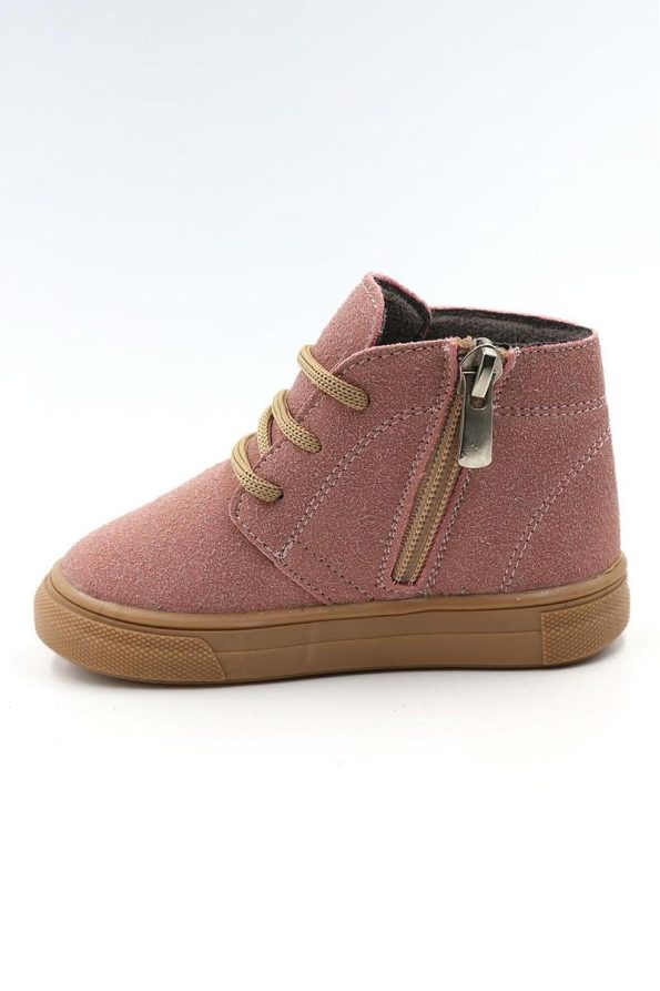 Macco Shoes Dusty Orthopedic Zipped Lace-up Kids Boots