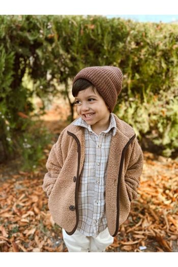 Blanie KIDS Lamb Teddy Plush Lined Children's Jacket