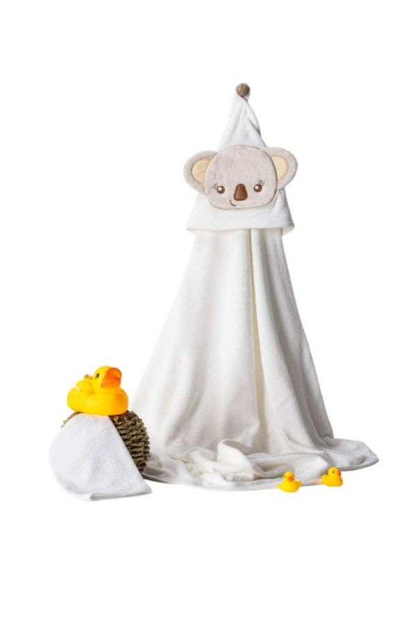 BEREKET BABY Unisex Baby Blanket 90x90 with Cute Ear Embroidery