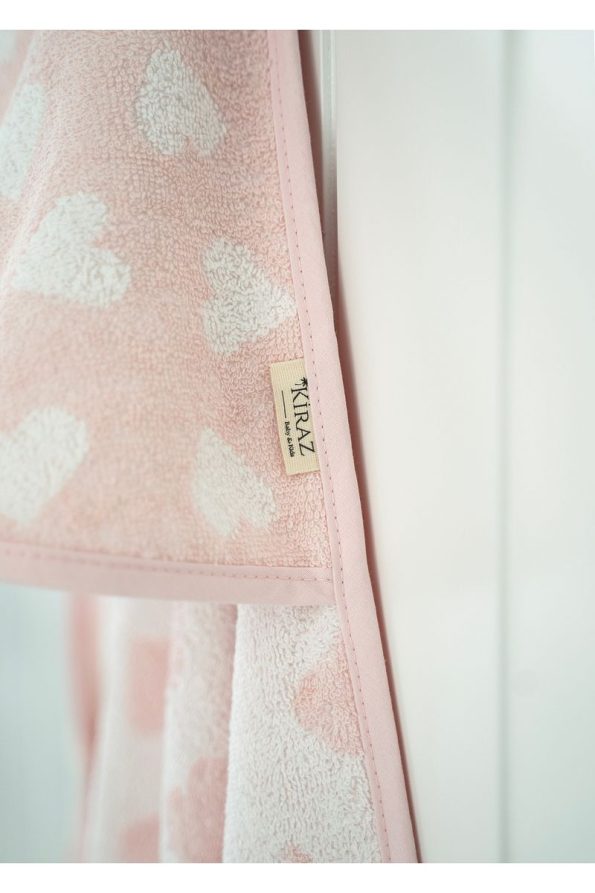 Kirazkids Organic Cotton Baby Bath Towel Swaddle
