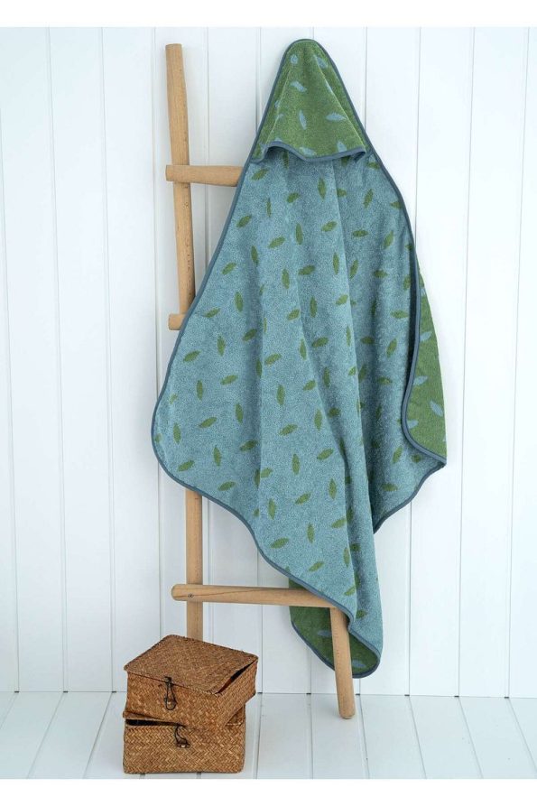 Kirazkids Organic Cotton Baby Bath Towel Wrap