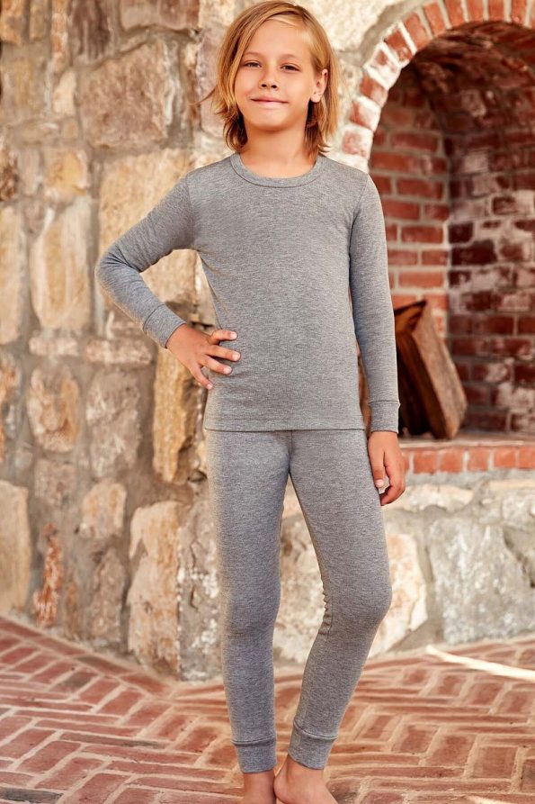 Sahin Set of 2 Long Sleeve Unisex Children Thermal Tops