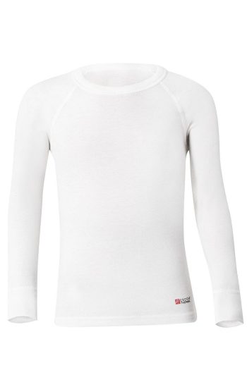 Erdem White Thermal Long Sleeve T-Shirt for Kids