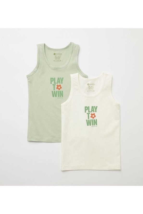 Natuline Boys' Organic Cotton Stretch Tank Top Set