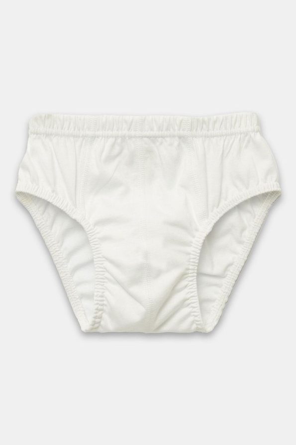 Natuline Boys' White Organic Cotton Briefs 6-Pack