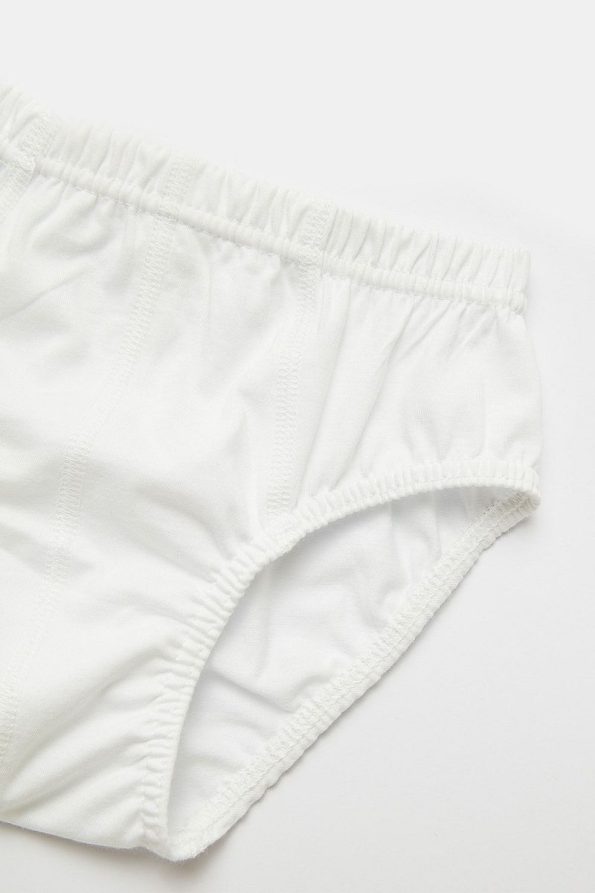 Natuline Boys' White Organic Cotton Briefs 6-Pack