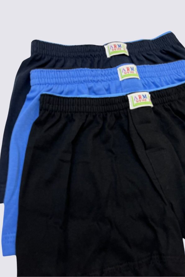 Arm Star Boys' Cotton Classic Fit Boxer Shorts 3-Pack