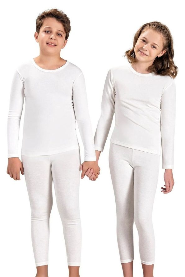Anıt 2-Piece Unisex Children's Thermal Long Sleeve Top
