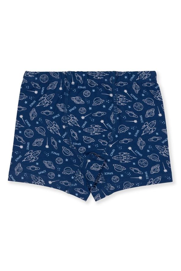 Baykar Boys' Cotton Printed Comfortable Fit Stretch Boxer 3-Pack