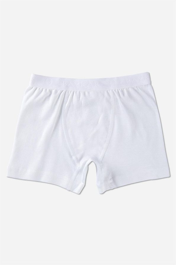Baykar Boys' Cotton Classic Fit Boxers 3-Pack White