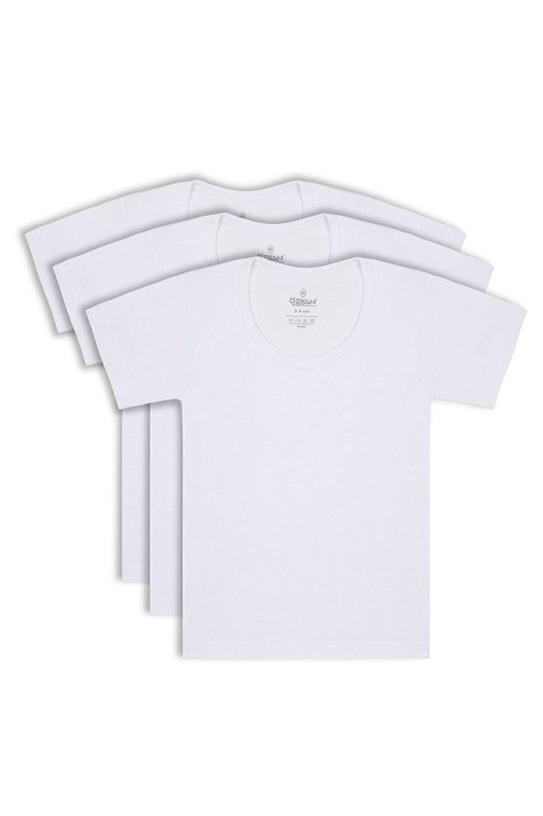 ÖZKAN Boys' Cotton Stretch Tank Tops - 3 Pack
