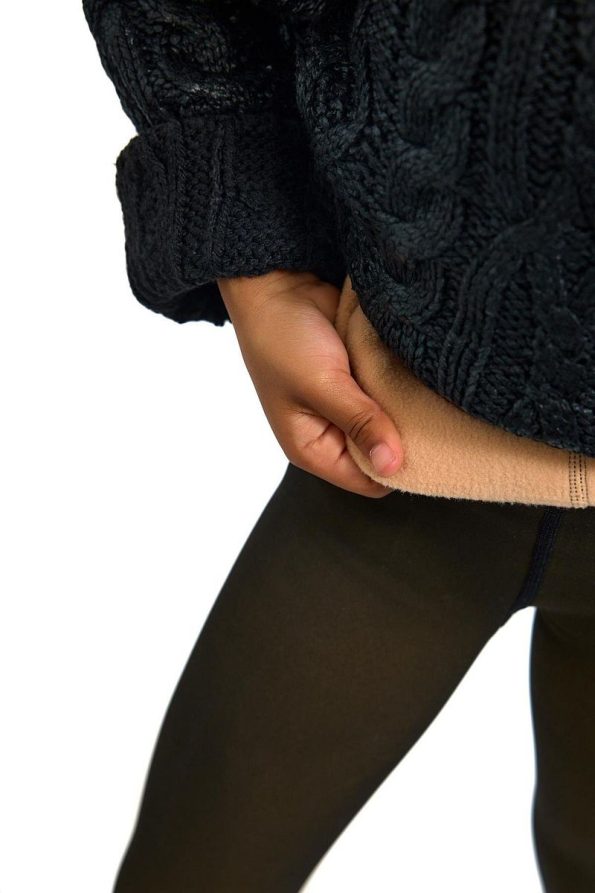 Katia & Bony Girls' Thermal Fleece-Lined Tights