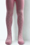 Sisters Socks Girls' Heart Pattern Cotton Tights Pink