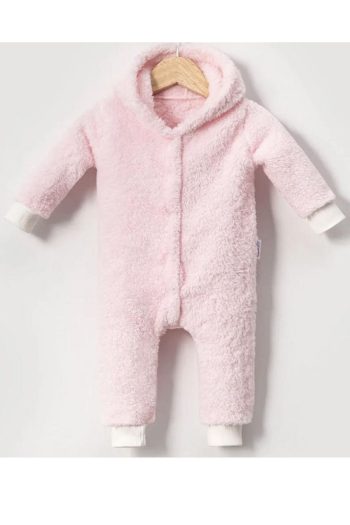 BABYSİ KIDS CLUB Hooded Plush Welsoft Jumpsuit for Babies & Kids