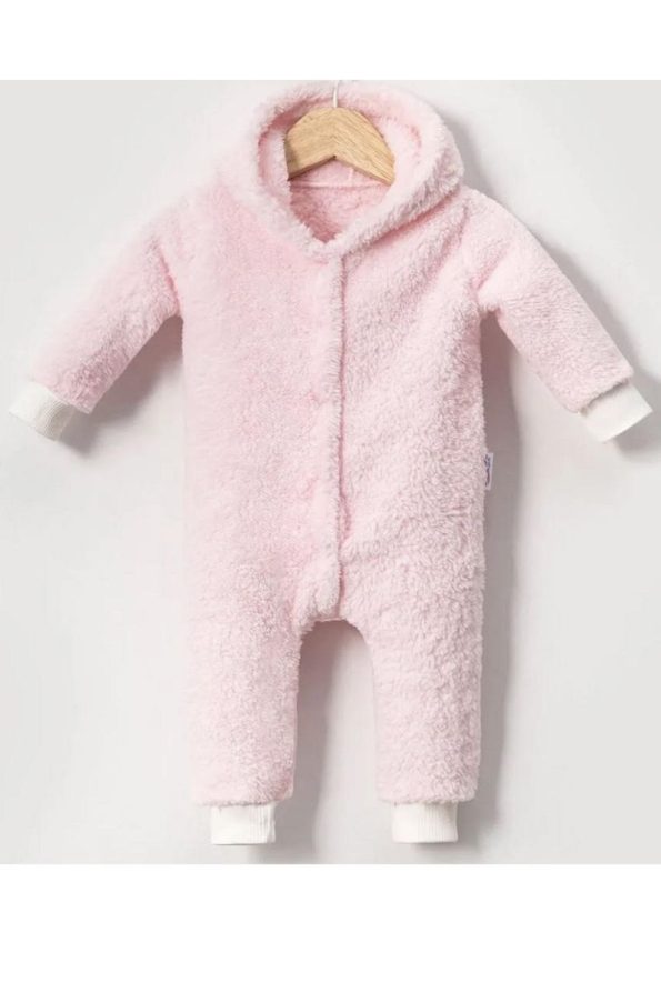 BABYSİ KIDS CLUB Hooded Plush Welsoft Jumpsuit for Babies & Kids