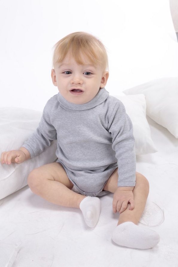 BABYSİ KIDS CLUB Fisherman Neck Baby & Children's Bodysuit