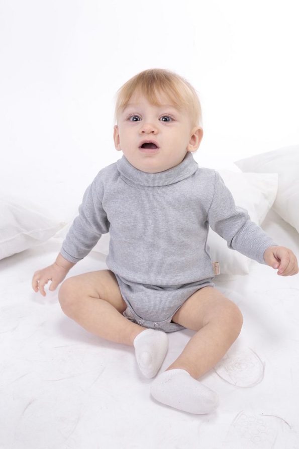 BABYSİ KIDS CLUB Fisherman Neck Baby & Children's Bodysuit