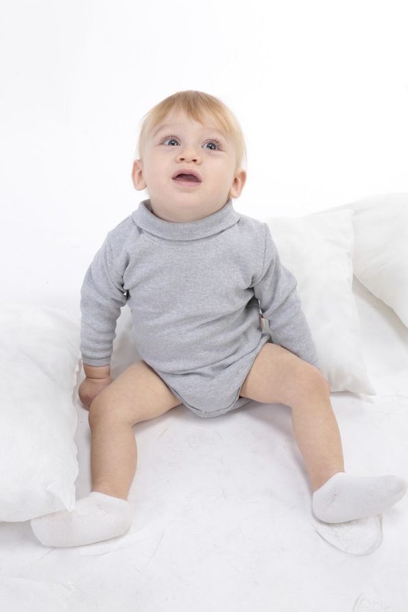 BABYSİ KIDS CLUB Fisherman Neck Baby & Children's Bodysuit
