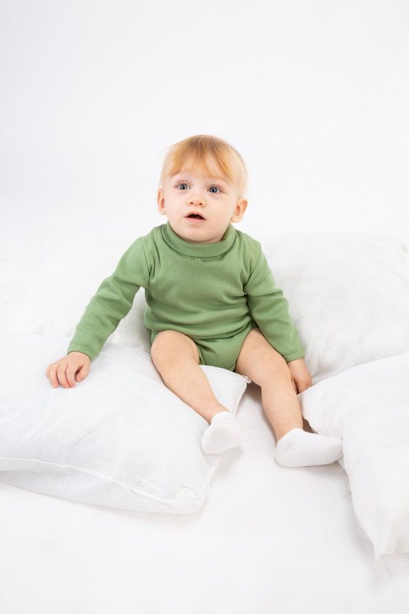BABYSİ KIDS CLUB Turtleneck Baby & Kids Bodysuit