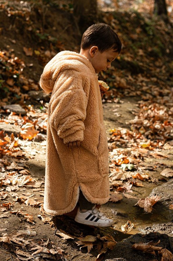 LUCKKA Heritage Double Layer Wellsoft Kids Wearable Blanket - Plush Oversized Poncho