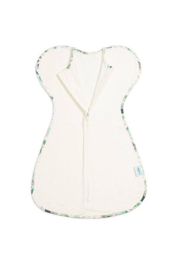 Zuppers Organic Cotton Butterfly Swaddle Sleep Bag - 0.3 Tog - Leaf