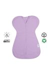 Zuppers Organic Cotton Butterfly Swaddle Sleeping Bag - Lilac - 0.3 Tog