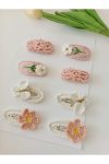 Pink Dreams Handmade Hair Clip Set