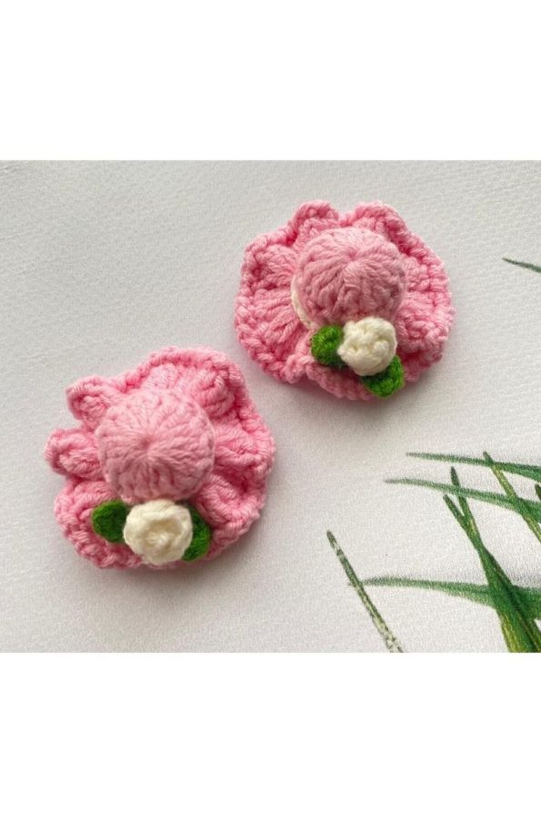 Handmade Organic 100% Cotton 8-Piece Snap Hair Accessory Set for All Ages