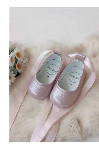 Hodore Fiore Genuine Leather Baby Moccasin Lilac