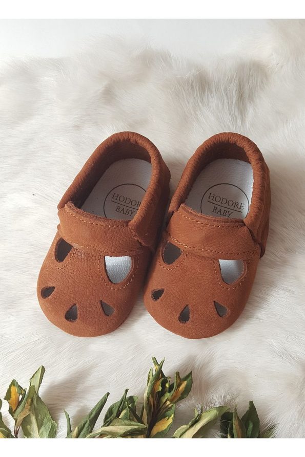 Hodore Wizy Tan Genuine Leather Moccasins