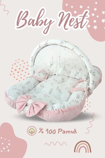 Calico Baby Nest Powder Pink 6-Piece Special Design Set