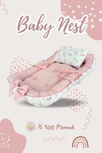 Calico Baby Nest Powder Pink 6-Piece Special Design Set
