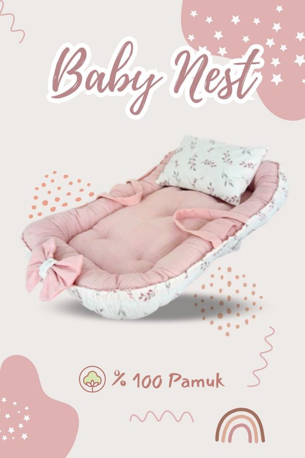 Calico Baby Nest Powder Pink 6-Piece Special Design Set