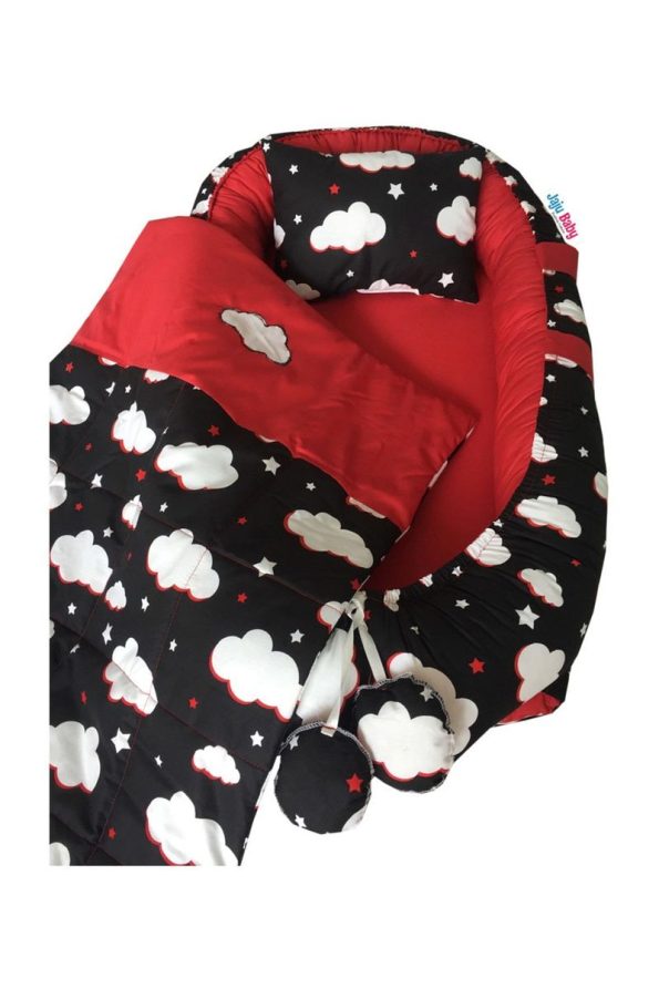 Jaju Baby Nest Black Cloud Luxury 3-Piece Set