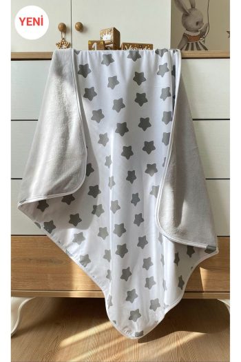 Alpar Textiles Plush Welsoft Reversible Starry Baby Blanket
