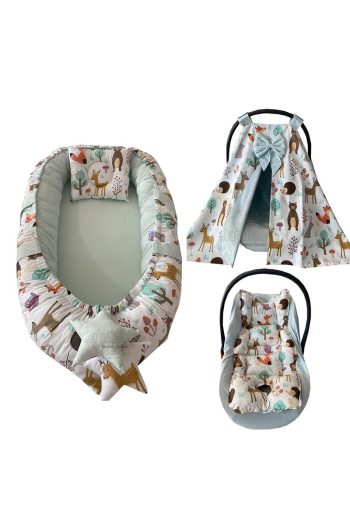 Jaju Baby Nest Cute Forest Design 5-Piece Set