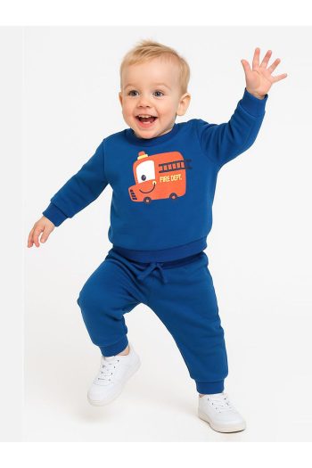 Denokids Firefighter Boys Navy Tracksuit