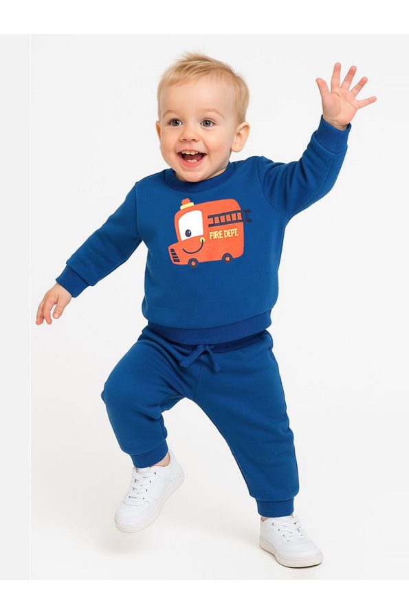 Denokids Firefighter Boys Navy Tracksuit