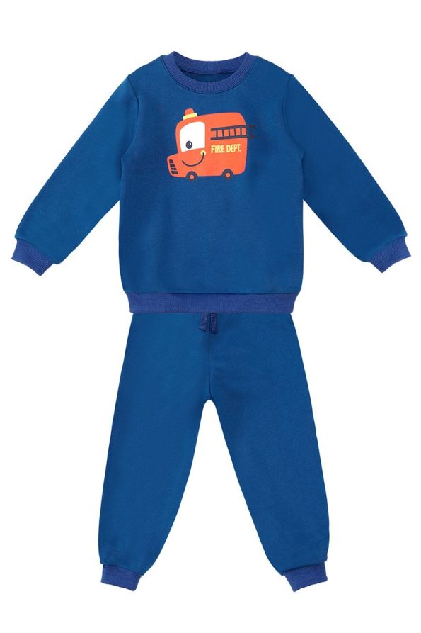 Denokids Firefighter Boys Navy Tracksuit
