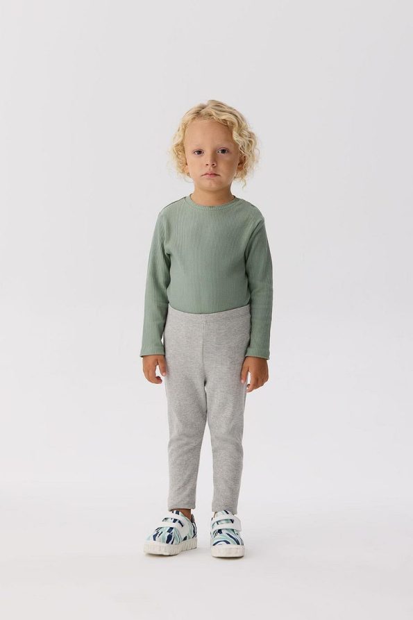 Nebbati Basic Gray Leggings for Baby Boys