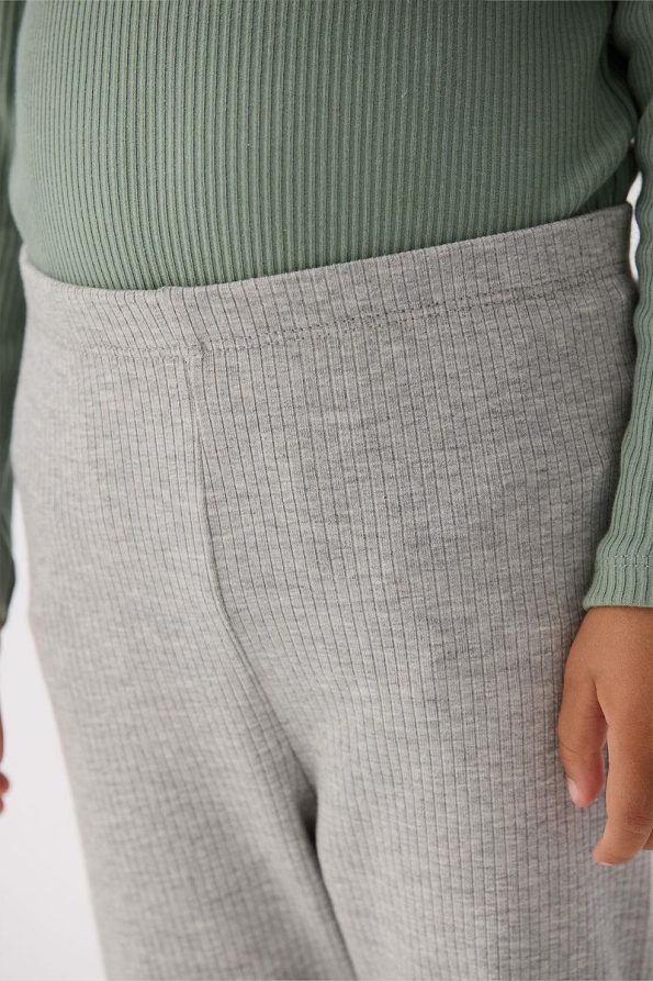 Nebbati Basic Gray Leggings for Baby Boys