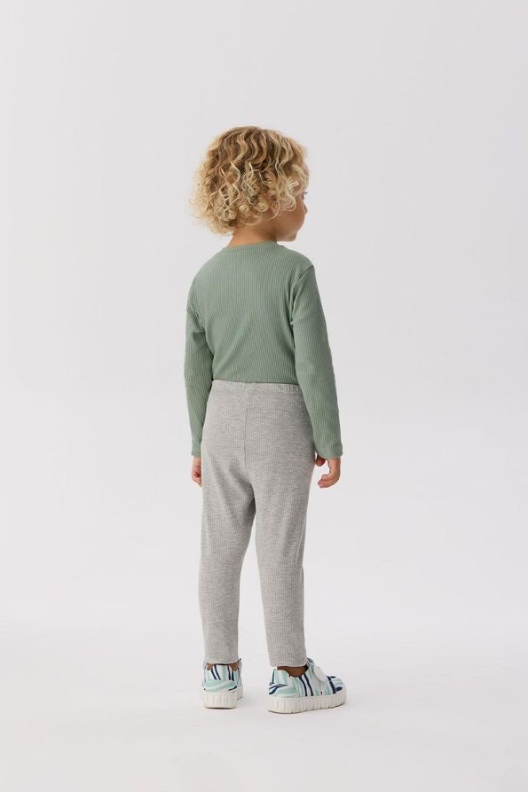 Nebbati Basic Gray Leggings for Baby Boys