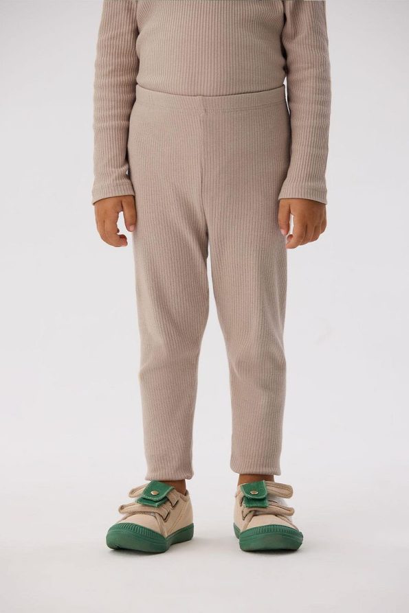 Nebbati Basic Beige Leggings for Baby Boys
