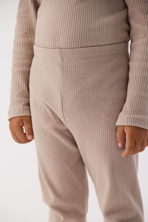 Nebbati Basic Beige Leggings for Baby Boys