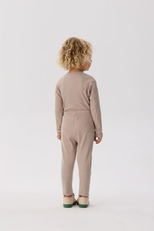 Nebbati Basic Beige Leggings for Baby Boys