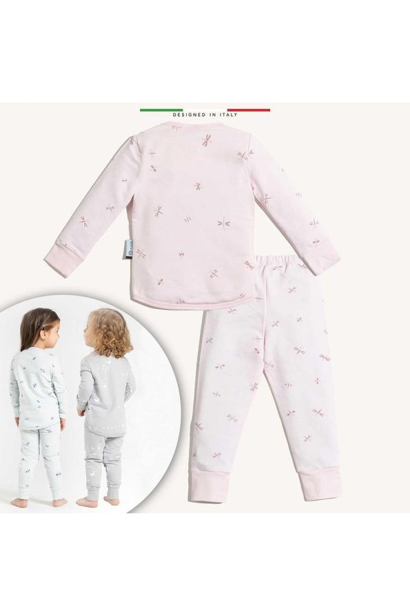 EleleLife Baby Kids Pajama Set 1 Tog Pink Sanno